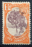 Cote Française Des Somalis        50a * - Unused Stamps