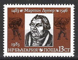 BULGARIE. N°2763 De 1983. Martin Luther. - Teología