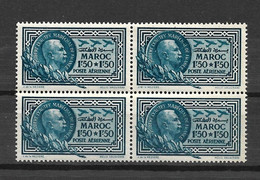 MAROC Poste Aérienne N°40 - Bloc De 4  Neuf** - SUP - (cote:119.60€) - Airmail