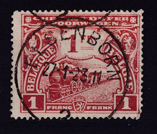 632/37 - CANTONS DE L'EST - Cachet Postal ELSENBORN 2 En 1923 S/Timbre Chemin De Fer - Otros & Sin Clasificación