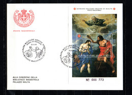 SMOM - 1993 - BATTESIMO DI GESU' DI ANTON ANGELO BONIFAZI (CHIESA DEL SUFFRAGIO - VITERBO) - FDC - Sovrano Militare Ordine Di Malta