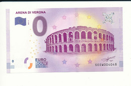 Billet Souvenir - 0 Euro - SEEW - 2017-5 -  ARENA DI VERONA - N° 4048 - Billet épuisé - Alla Rinfusa - Banconote