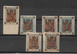 ESPAGNE - MELILLA 1893/94 N°1/6 Neufs** - SUP - - Franchise Militaire