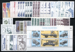 SUEDE < SVERIGE -- LOT De 55 Valeurs ⭐⭐ Neuf Luxe - MNH ⭐⭐ Cat 51 € - Collections