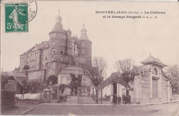 MONTBELIARD Le Château Et Le Garage Peugeot - Montbéliard