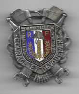 Insigne De Membre Actif De La Fédération Des Sapeurs Pompiers De La République Française (FSPRF) - Pompiers