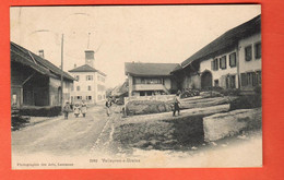 ZTZ-33 RARE Valeyres-sous-Ursins  Jura-Nord Vaudois  ANIME.  Des Arts 2982 Circulé 1911 Vers Vallorbe - Vallorbe