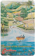 St. Vincent - C&W (GPT) - Environment River, 4CSVA, 1991, 6.000ex, Used - St. Vincent & Die Grenadinen