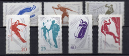 894BIG2 - ROMANIA 1961 , Posta Aerea Serie 127/133  **  MNH - Unused Stamps