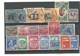 56195 ) Collection Ecuador Postmark - Equateur