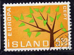 ISLANDA ICELAND ISLANDE ISLAND 1962 EUROPA CEPT UNITED 5.50k  USED USATO OBLITERE' - Used Stamps