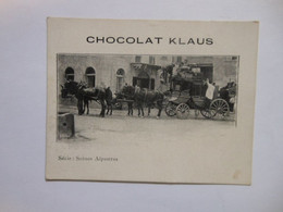 B0092c - Image Chromo CHOCOLAT KLAUS Scenes Alpestres Diligence - Chocolat