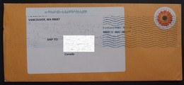 2022 USA To Canada Cover - Cartas & Documentos