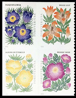 Etats-Unis / United States (Scott No.5679a - Mountain Flora) [**] MHN Bloc Of 4 - Unused Stamps