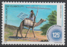Djibouti Dschibuti 1995 Mi. 613 Journée Mondiale Des Télécom Kamel Chameau Camel Fauna RARE !! - Otros & Sin Clasificación