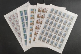 RUSSIA  MNH (**) ,1997 Regions Of The Russian Federation  Yvert 6290-6294 Mi 602'606 - Full Sheets