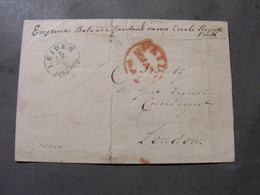 Leiden To London  Briefteil  1846  Mit  Inhalt - ...-1855 Voorfilatelie