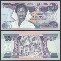 Ghana 100 Cedis Banknote 1986 Pick 26a UNC (1)  (25190 - Otros – Africa