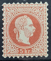 AUSTRIA 1874 - MLH - ANK 37II - Neufs