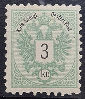 AUSTRIA 1883 - MLH - ANK 45 Perf. 10 1/2 - Ungebraucht