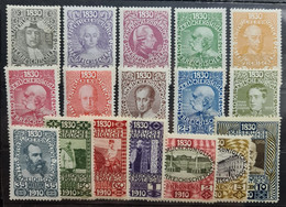 AUSTRIA 1908 - MNH/MLH- ANK 161-174 = MNH, 175-177 = MLH - Complete Set! - Ungebraucht