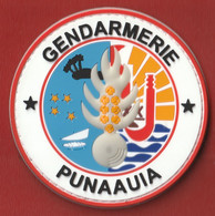 Polynésie Française / Tahiti - Gendarmerie De Punaauia / 2021 - Plastifié - Police & Gendarmerie