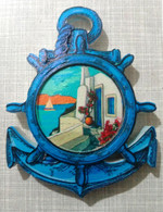 Magnet, Nautical Symbol Anchor 6,4 X 8,3cm - Autres & Non Classés