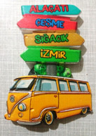 Magnet, Classic Volkswagen Camper Van, Alaçati & Çeşme, Izmir 6 X 8cm - Otros & Sin Clasificación