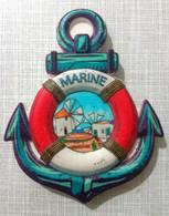 Magnet, Nautical Symbol, Anchor 7,6 X 8,1cm - Sonstige & Ohne Zuordnung