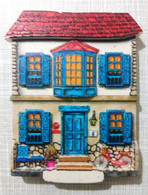 Magnet, Traditional Alaçatı (İzmir) House 6,2 X 7,8 Cm - Sonstige & Ohne Zuordnung