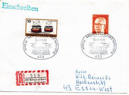 54482 - Bund - 1972 - 160Pfg Heinemann MiF A R-Bf MUELHEIM - 75 JAHRE STRASSENBAHN -> Essen - Tramways