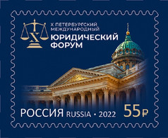 Russia 2022, Saint Petersburg International Legal Forum, VF MNH** - Ongebruikt