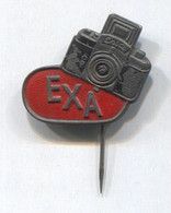 EXA - Photography, Foto, Camera, Film, Aparat, Vintage Pin, Badge, Abzeichen - Photographie