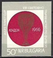 BULGARIE. BF 18 De 1966. Coupe Du Monde 1966. - 1966 – Engeland