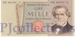 ITALIA - ITALY 1000 LIRE 1979 PICK 101f AUNC - 1000 Lire