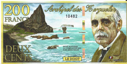 ARCHIPEL DES KERGUELEN - 200 Francs 2012 Polymer UNC - Fictifs & Spécimens