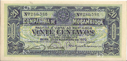 MOZAMBIQUE - 20 Centavos 1933 UNC - Mozambique