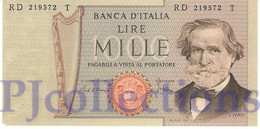 ITALIA - ITALY 1000 LIRE 1981 PICK 101h AUNC - 1000 Lire