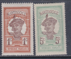 Martinique N° 61 + 64  XX  Partie De Série : Les 2 Valeurs Sans Charnière, TB - Postage Due