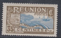 Réunion  N° 65 XX Partie De Série  35 C. Brun-olive Et Bleu  Sans Charnière, Gomme Coloniale Sinon TB - Unused Stamps