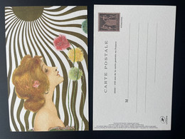 France 2022 Stationery 150 Ans Carte Postale Entier Ganzsache Salon Paris Philex Sage Mouchon Au Soleil D'or Kirchner - 1898-1900 Sage (Type III)