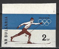 BULGARIE. N°1006a De 1960. J.O. De Squaw Valley/Ski De Fond. - Inverno1960: Squaw Valley