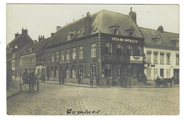 59 Nord  - Comines  (France)  Carte Photo  Occupation Allemande  CAFE DE LA PAIX GASTHOF ZUM DEUTSCHEN KAISER - Sonstige & Ohne Zuordnung