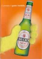 Cartolina Pubblicitaria Della Birra BECK'S - Cartes Stéréoscopiques
