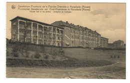 Ronse  Renaix   Sanatorium Provincial De La Flandre Orientale à Hynsdaele   Façade Sud Et Les Jardins - Ronse