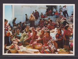 GUATEMALA - Chichicastenango Church Steps  Unused Postcard As Scans - Guatemala