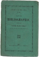 Vlaemsche Bibliographie Of Lyst Der Nederduitsche Boeken Van 1830 Tot 1855 In Belgie Uitgegeven - Vecchi