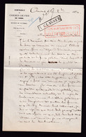 453/37 -- Guerre De 1870 - Chemins De Fer Du Nord - Document Du 8/10/1870 Demande De Réintégration D'un Employé Allemand - Krieg 1870