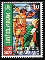 Vatican - 2022 - Martyrdom Of St. Marcian - 1900th Anniversary - Mint Stamp - Unused Stamps