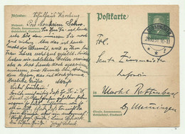 POSTKARTE DONAUWORTH 1931 - Cartas & Documentos